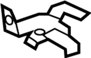 View 976523X100 A/C Compressor Bracket Full-Sized Product Image
