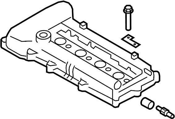 View 224102B612 Engine Valve Cover Full-Sized Product Image