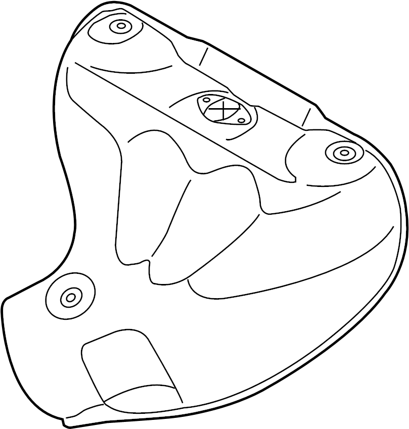 View 285252E270 Heat. Shield. Exhaust. Manifold. Protector. (Upper) Full-Sized Product Image
