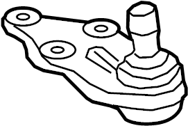 View 54530B2100 Suspension Ball Joint (Lower) Full-Sized Product Image