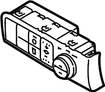 View 93600B2BD0GA3 SWITCH COMPLETE (LIME GRAY) Full-Sized Product Image