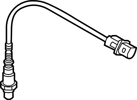 View 392102ECC0 Oxygen Sensor (Rear, Lower) Full-Sized Product Image