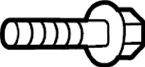 View 1142406161 Liftgate Hinge Bolt Full-Sized Product Image