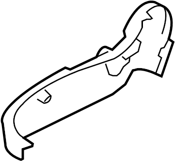 View 88020R61104NB SHIELD COVER ASSY-FR SEAT OTR,RH (NNB_BLACK INK) Full-Sized Product Image