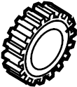 View 2312125060 CRANKSHAFT. Sprocket. Timing. Engine. Gear. C.  Full-Sized Product Image