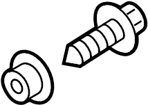 View 823132D000WK GROMMET-SCREW (BLACK) Full-Sized Product Image