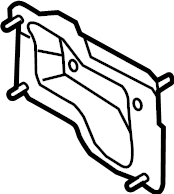 View 86642A7010 STAY-RR BUMPER RH Full-Sized Product Image