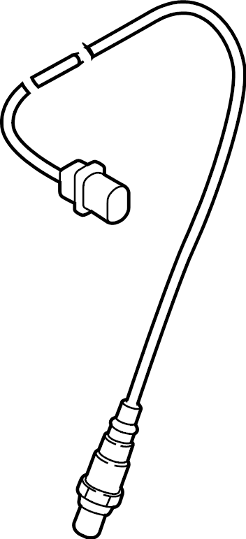View 392102B510 Oxygen Sensor (Front, Rear, Upper) Full-Sized Product Image