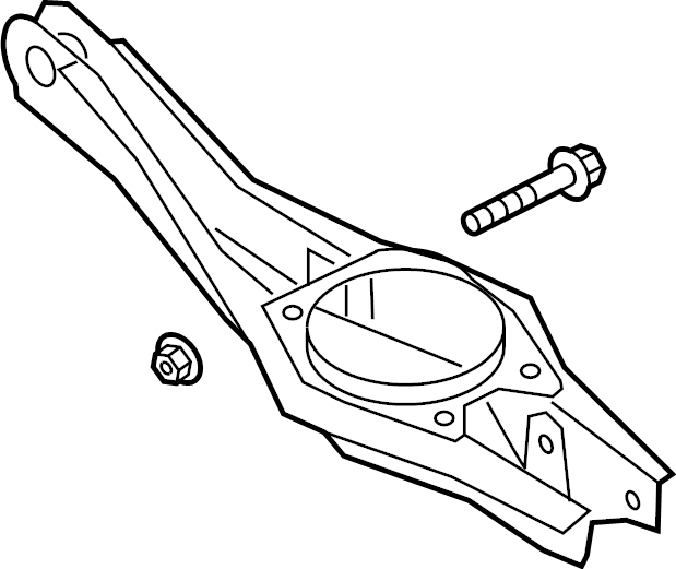 View 55210F2BA0 Suspension Control Arm (Left, Rear, Lower) Full-Sized Product Image