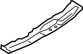 View 65534M6000 REINF-RR SPARE TIRE. REINF-RR SPARE TIRE WELL CROSS Full-Sized Product Image