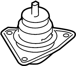 View 218100Q000 Engine Mount (Front, Rear, Lower) Full-Sized Product Image