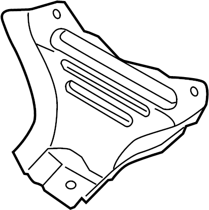 View 285262G000 Shield. Heat. Manifold. Cover. Protector. (Lower) Full-Sized Product Image