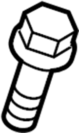 View 545532G000 BOLT. Suspension. Mount. Control Arm. FLANGE. Strut. Holder.  Full-Sized Product Image