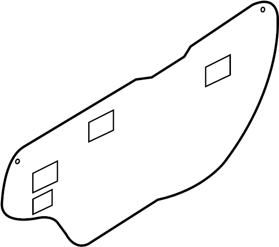 View 823921M200 SEAL-FR DR TRIM RH. SEAL-FRONT DOOR TRIM,RH Full-Sized Product Image