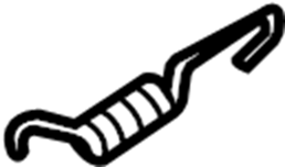 View 582681G300 SPRING - SHOE RETURN A.  Full-Sized Product Image