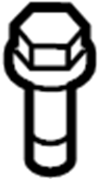 View 1126806181 Deck Lid Hinge Bolt (Lower) Full-Sized Product Image