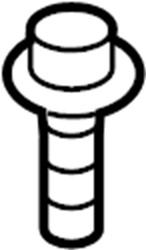 View 1128106166B Bolt. Cover. Radiator. Bumper.  Full-Sized Product Image