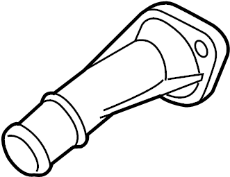 View 256312B050 Engine Coolant Thermostat Housing Full-Sized Product Image