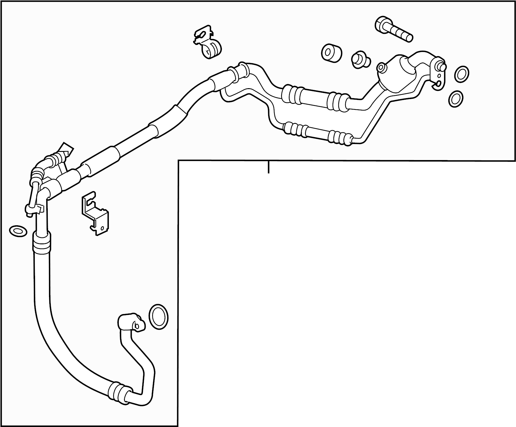 View 97775A7600 A/C Refrigerant Suction Hose Full-Sized Product Image