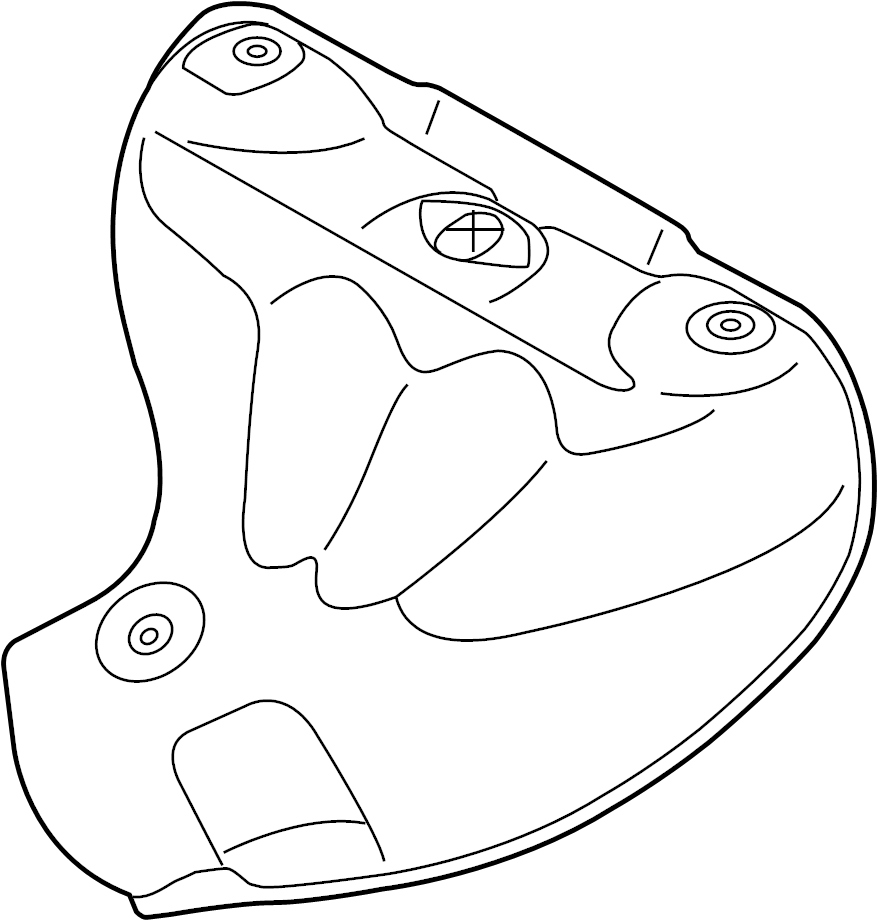 View 285252E200 Heat. Shield. Exhaust. Protector. Manifold. (Upper) Full-Sized Product Image