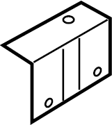 View 314283X400 Vapor Canister Bracket Full-Sized Product Image