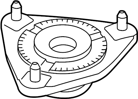 View 54610A5000 Suspension Strut Mount (Upper) Full-Sized Product Image