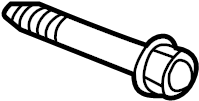 View 553921M000 Suspension Shock Absorber Bolt (Upper) Full-Sized Product Image