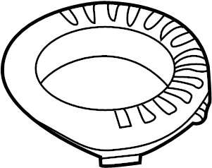 View 553313X000 Coil Spring Insulator (Rear, Upper) Full-Sized Product Image