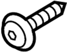 View 1249204127E Screw. Grille. (Front, Upper, Lower) Full-Sized Product Image