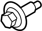 View 252351F000 Bolt. Screw. Engine. Fan. Cooling.  Full-Sized Product Image