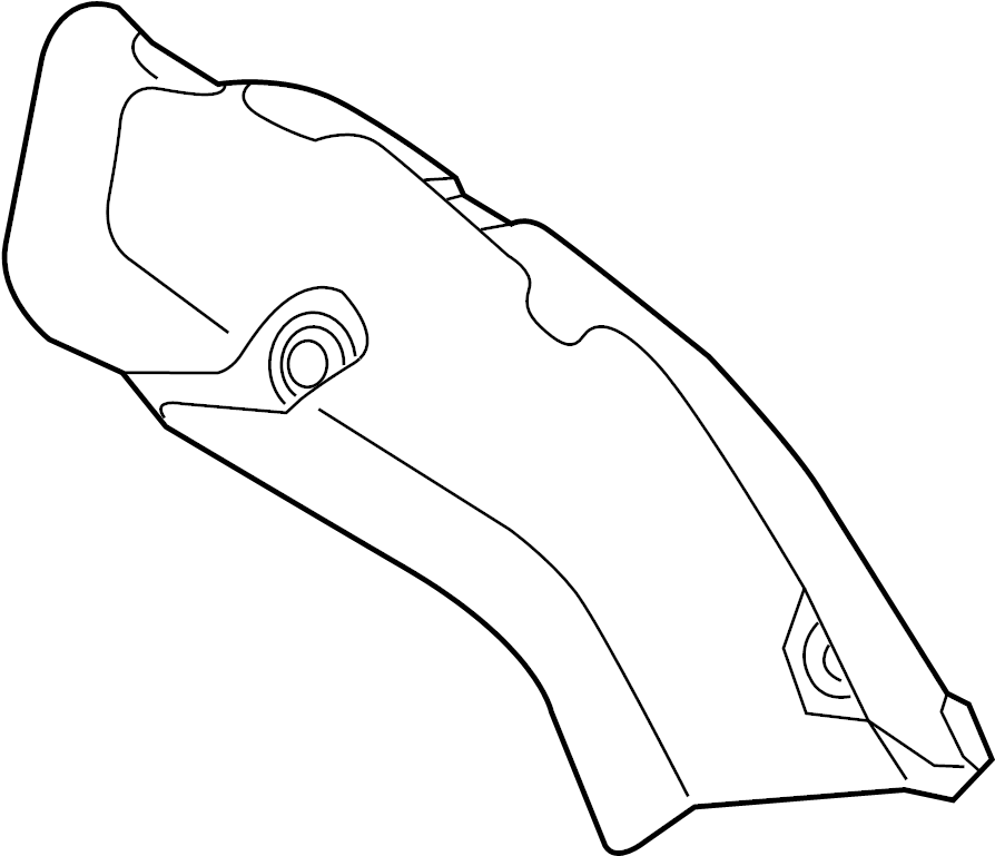 View 285253C670 Shield. Heat. Protector. Cover. Manifold. (Left) Full-Sized Product Image