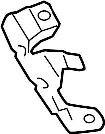 View 947603F250 Oxygen Sensor Bracket (Right, Rear) Full-Sized Product Image