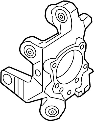View 527203T000 Knuckle. Carrier. (Right, Rear) Full-Sized Product Image