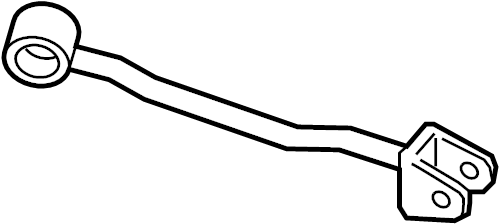 View 552703T100 Arm. Trailing. Control. Suspension. (Right, Rear, Upper, Lower) Full-Sized Product Image