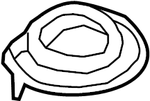 View 553233T000 Coil Spring Insulator (Rear, Lower) Full-Sized Product Image