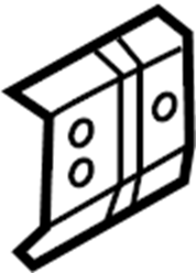 View 658343T200 Frame Side Member Bracket (Left, Front, Rear, Upper, Lower) Full-Sized Product Image
