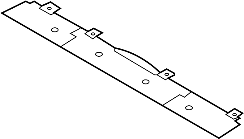 View 29150G2000 Radiator Support Air Deflector (Front, Upper, Lower) Full-Sized Product Image