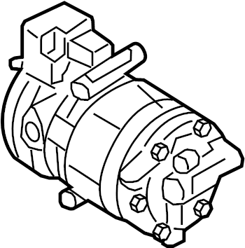 View 97701G2800 A/C Compressor Full-Sized Product Image