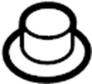 View 655591S200 Rod. Prop. Hood. Nut. Trunk.  Full-Sized Product Image