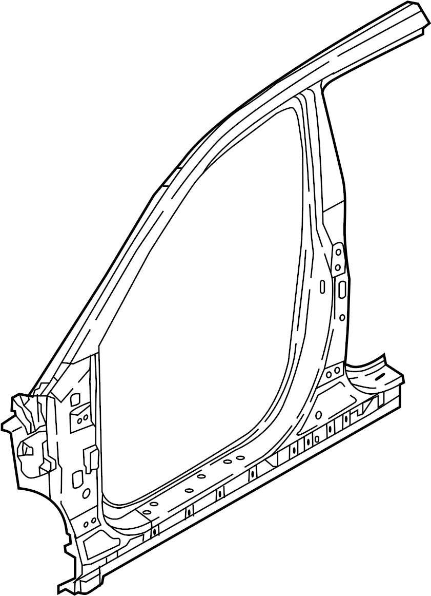 View 71110Q4A00 PANEL ASSY-PILLAR OU. PANEL ASSY-PILLAR OUTER,LH Full-Sized Product Image