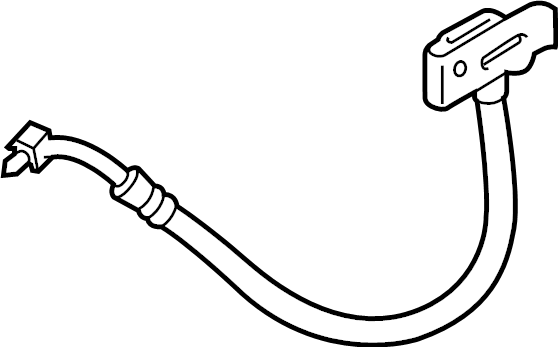 View 58738Q4000 HOSE-REAR WHEEL RH Full-Sized Product Image