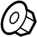 View 817382L000 Liftgate Bump Stop (Lower) Full-Sized Product Image
