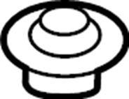 View 84219C1000 Clip. Cover. Shield. Retainer. (Front, Rear) Full-Sized Product Image