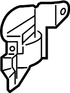 View 29130D2200 Radiator Support Splash Shield (Left) Full-Sized Product Image