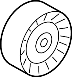 View 252863CKA1 Accessory Drive Belt Idler Pulley Full-Sized Product Image