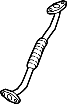 View 282453L110 Turbocharger Oil Line (Right) Full-Sized Product Image