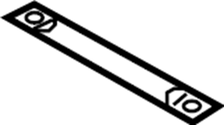 View 28670D2100 Bracket. Muffler. Exhaust. Resonator. Support. (Rear) Full-Sized Product Image