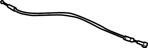 View 81190DO100 CABLE ASSEMBLY - HOOD LATC. RELEASE CABLE.  Full-Sized Product Image