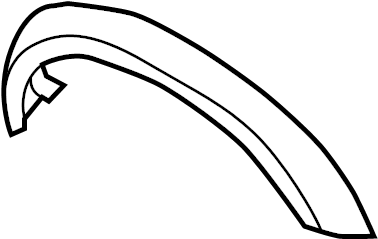 View 93828-9FU1C Over Fender.  (Right, Rear) Full-Sized Product Image