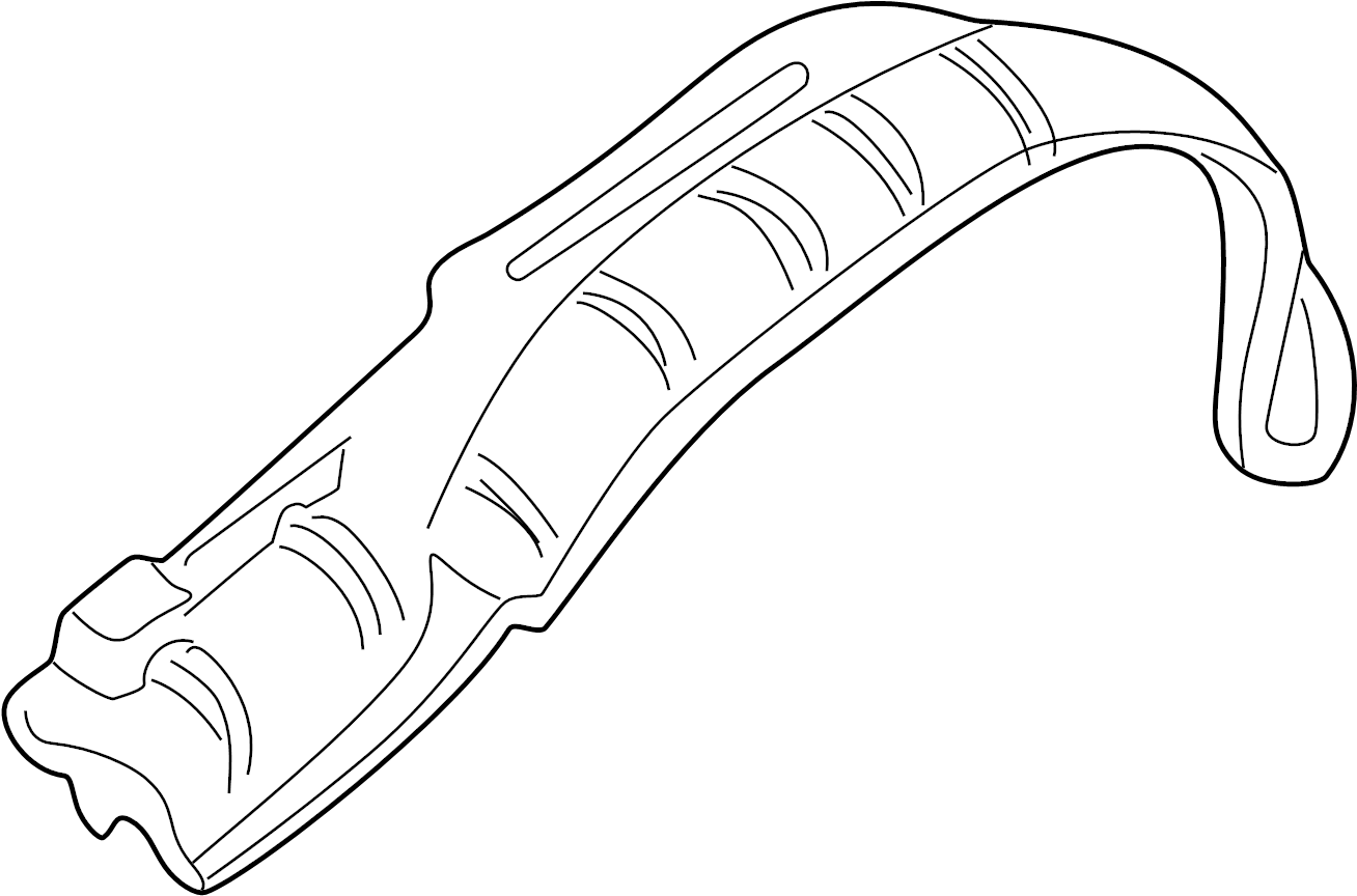 View 63842-9Z400 Fender Splash Shield (Right, Front) Full-Sized Product Image